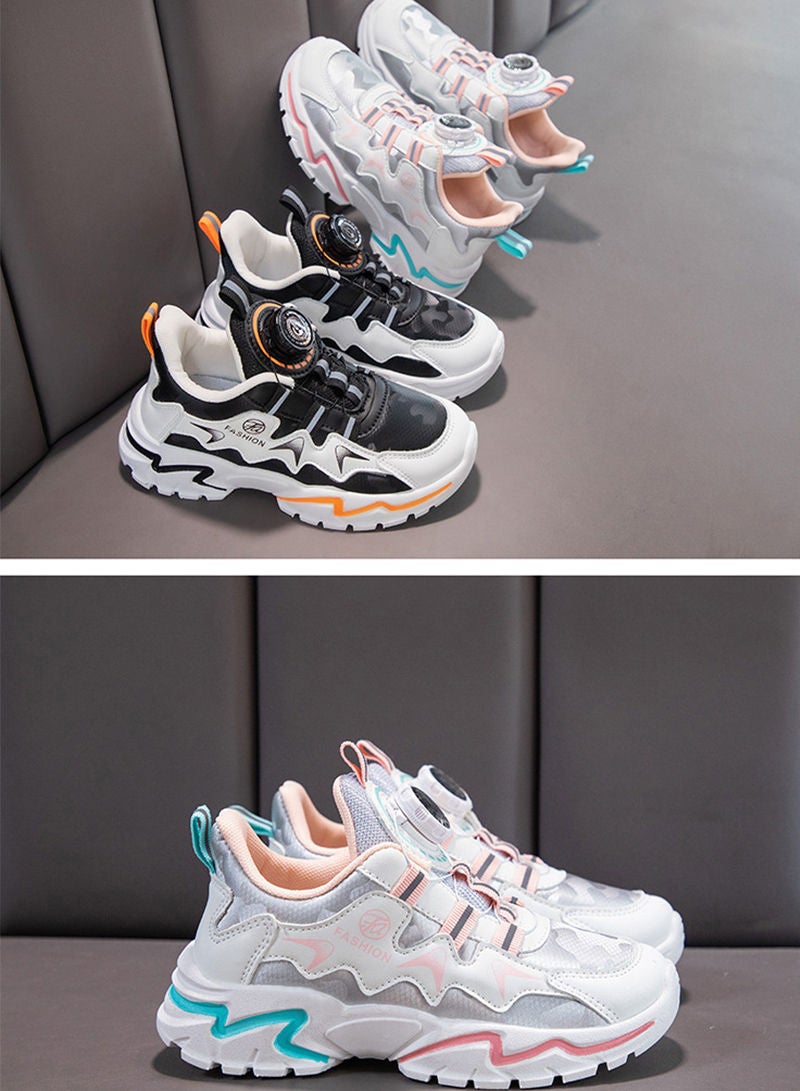 شاربدو أحذية رياضية للأطفال محبوكة أحذية رياضية شبكية أحذية جري خفيفة الوزن قابلة للتنفس للأطفال أزياء أحذية رياضية عارضة أحذية أطفال قابلة للتنفس - Image 2