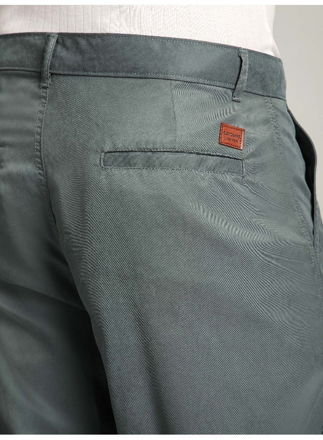 بيونغ بنطلون كارجو بحزام من الجلد بلون رمادي حجري - Image 5