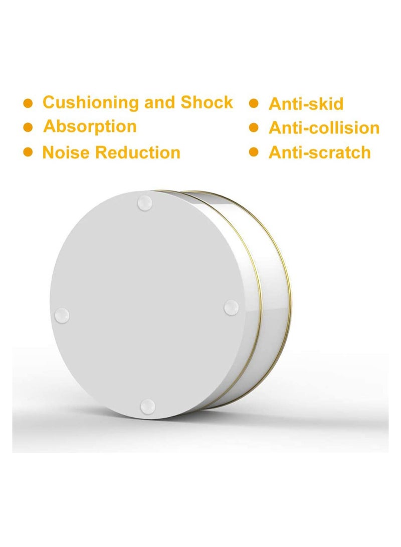 SYOSI Clear Rubber Feet Bumper Pads Clear Adhesive Bumper Pads Self Stick Bumpers Door Buffer Pads Noise Dampening for Cupboard Drawers Glass Tops Picture Frames 200Pcs - Image 3