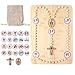 Brilucky Wooden Rosary Board Catholic Gifts for KidsCatholic Toys to Learn for Pray The RosaryChristian Board Games GiftCatholic Baptism Christening Gifts for GirlsFirst Holy Communion Gifts for Boys - Image 2