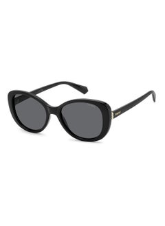 Women's Polarized Rectangular Sunglasses - Pld 4154/S/X Black Millimeter - Lens Size: 55 Mm - pzsku/ZB7F4DBA5B283CDE6223FZ/45/_/1708348215/ab2375ec-bdfe-4b98-8622-6c55f1961a3b