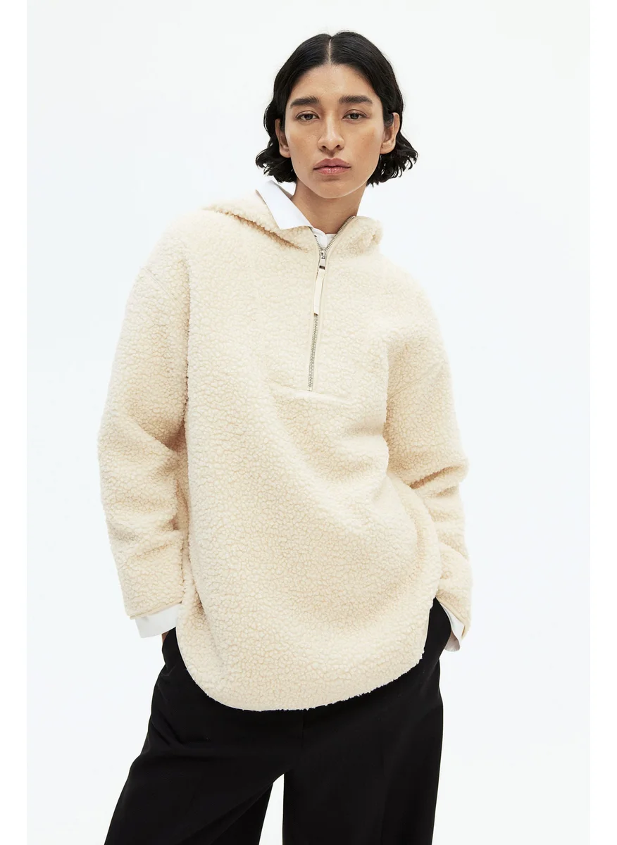 اتش اند ام Oversized Fleece Hoodie