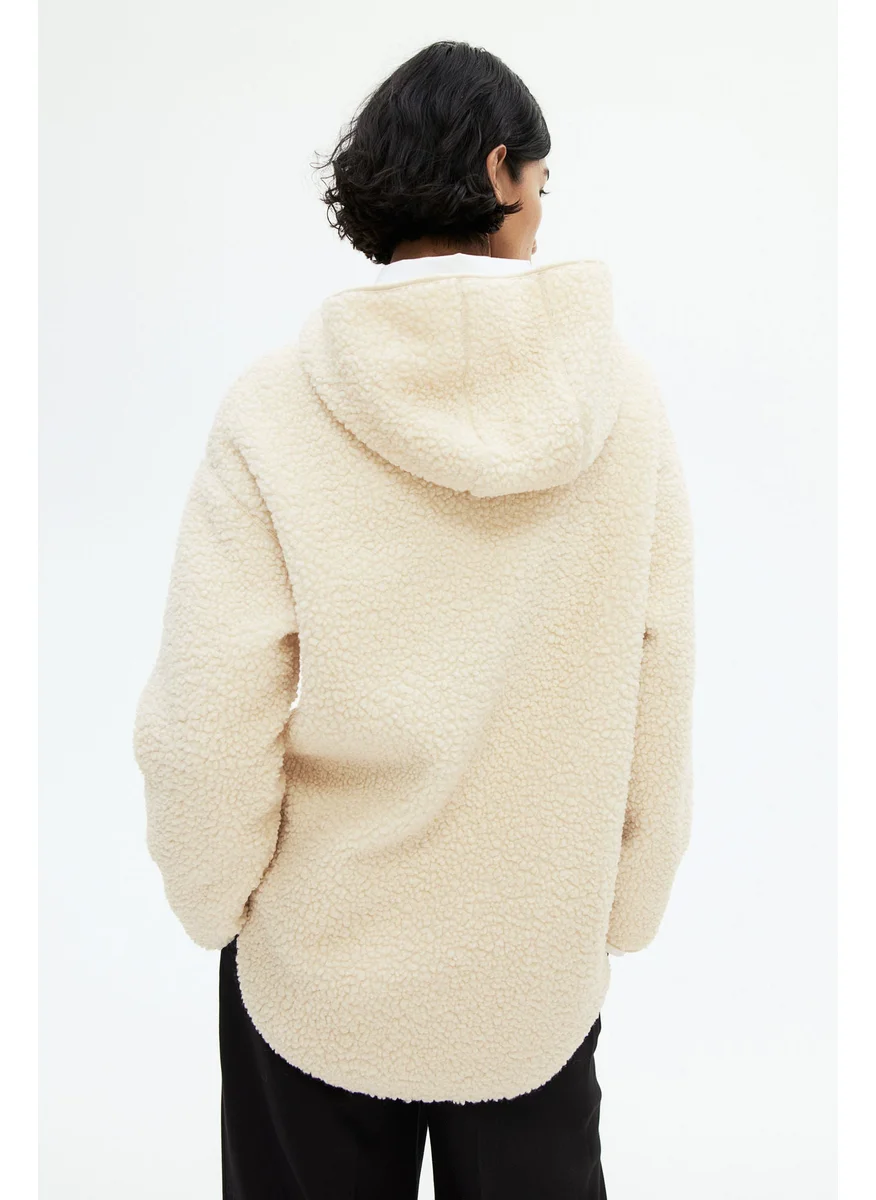 اتش اند ام Oversized Fleece Hoodie