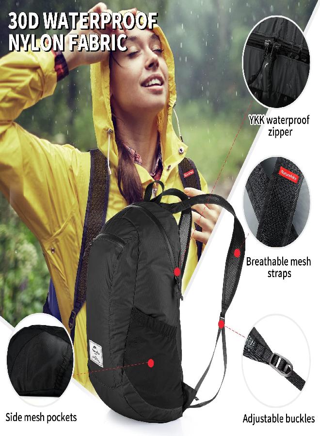 Naturehike Naturehike 18L Waterproof Hiking Daypack, Lightweight Packable Backpack for Travel, Airplane Travel Small Backpack - Image 5