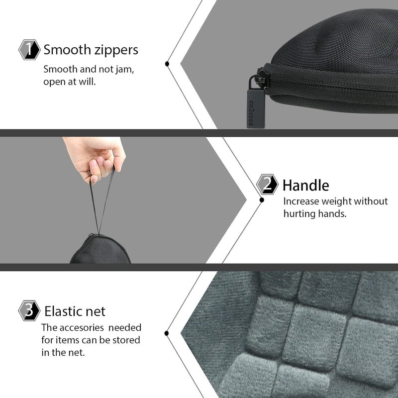 co2CREA Hard Travel Case for Logitech M570 Wireless Trackball Mouse - Image 4