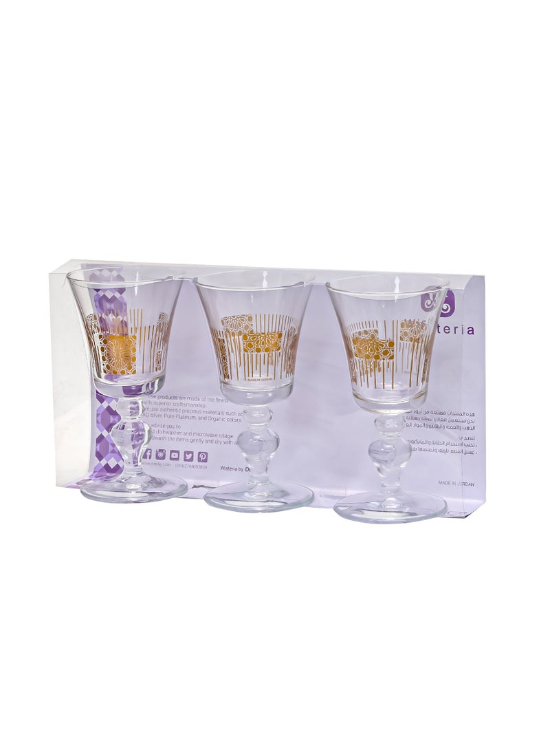 Wisteria AKDC 3 Pieces Set of Wine Glass, For Wine and other iced beverages  - Image 3