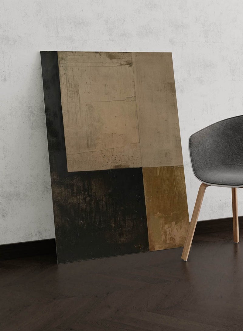 مودكلاس لوحة جدارية تصميم تجريدي بإطار خشبي - Image 2