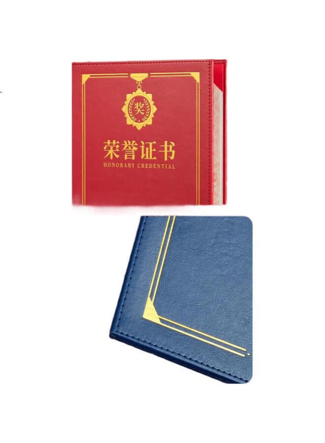 Kingdee Single-Page Appointment Letter A4 Inner Page, Landscape Red Cover With Gold Foil, Customizable Honorary Certificate, Office Stationery - Image 2