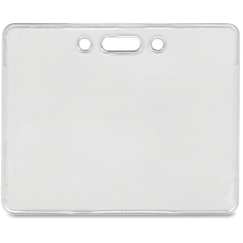 Advantus 75450 Proximity ID Badge Holder, Horizontal, 3 3/8w x 2 3/8h, Clear, 50/Pack - Image 5