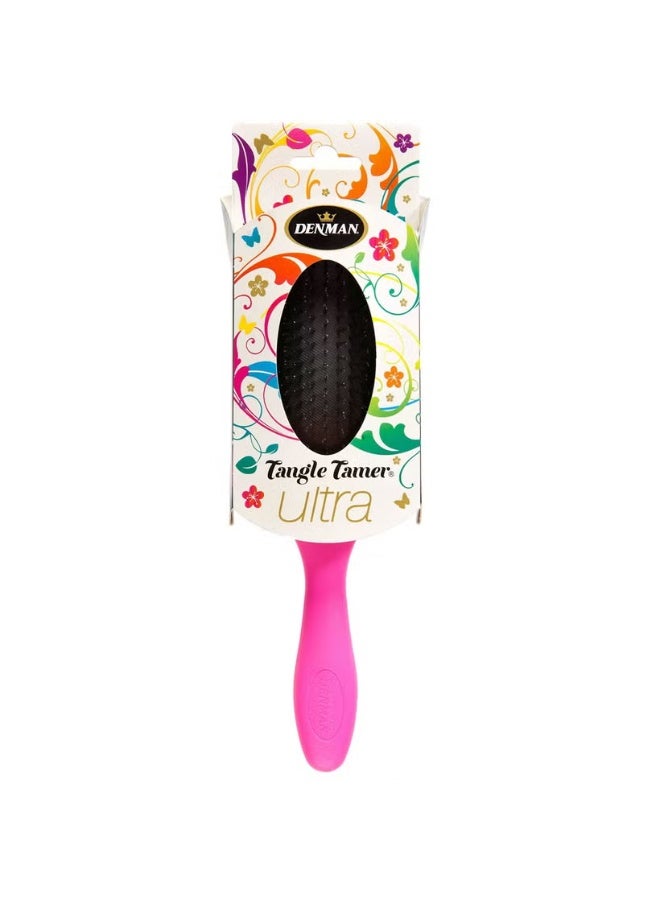 Denman D90L Tangle Tamer Brush - Ultra Pink - Image 3