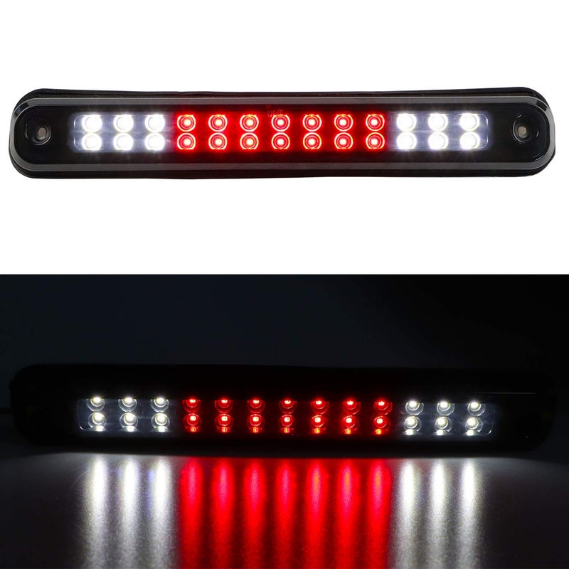 LED 3rd Brake Light Rear Tail Brake Light Cargo Lamp for 94-98 Silverado, 92-93 Blazer, 1988-2000 Chevy/GMC C/K 1500 2500 3500 (Black Housing Smoke Lens)