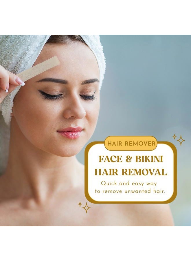 MOOM شرائح مووم إكسبريس الشمعية الجاهزة للوجه والبكيني، علبة 20 شريحة - Image 2