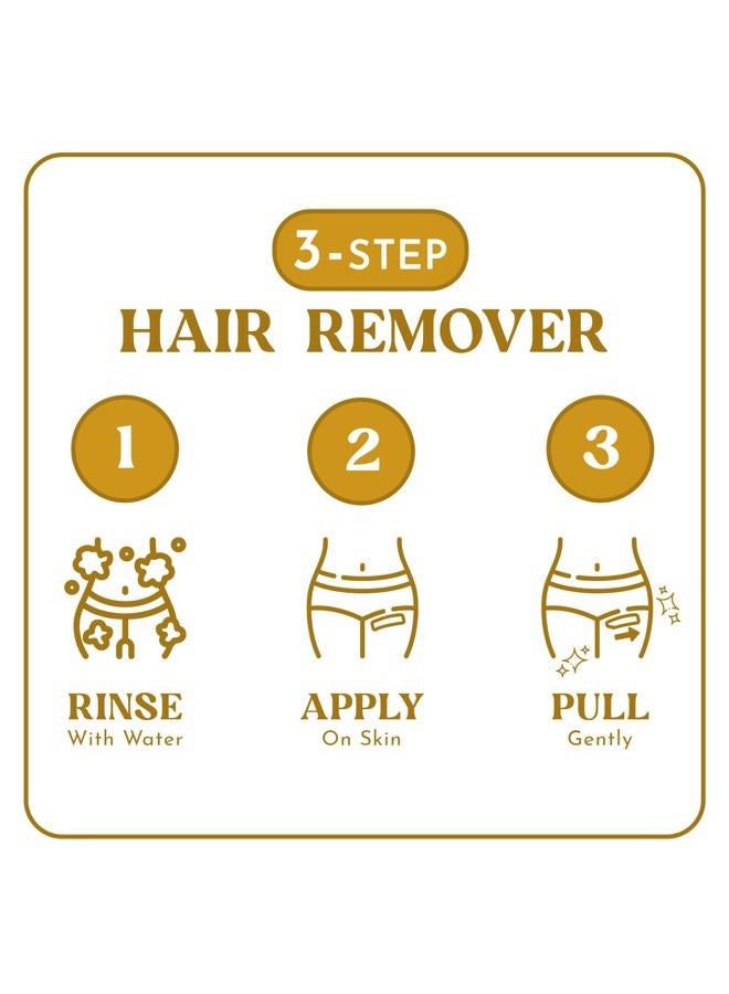 MOOM شرائح مووم إكسبريس الشمعية الجاهزة للوجه والبكيني، علبة 20 شريحة - Image 5