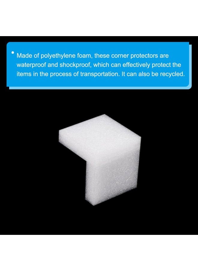 PATIKIL حماة زوايا V-Board القابلة للتوسيع من رغوة PE 6x6x6 سم للتغليف والنقل، 30 قطعة - Image 4