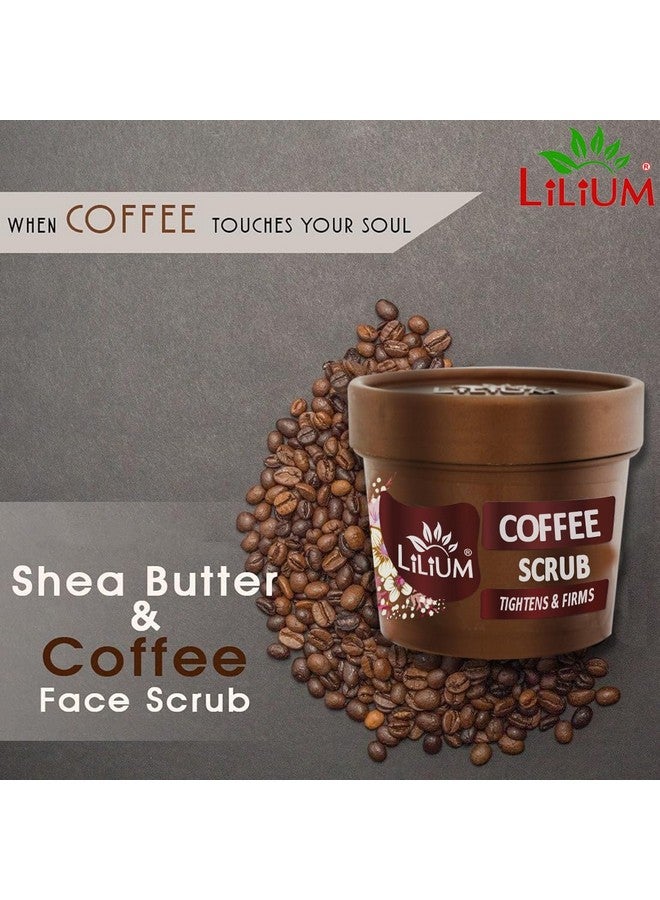 LILIUM Coffee Facial Kit 400G 4 Step Deep Cleansing & Glowing Skin Moisture Lock With Age Defiance Extra Glow & Fair Complexion Oily & Dry Skin Women & Men Paraben & Sulfate Free Pack Of 4 - Image 2