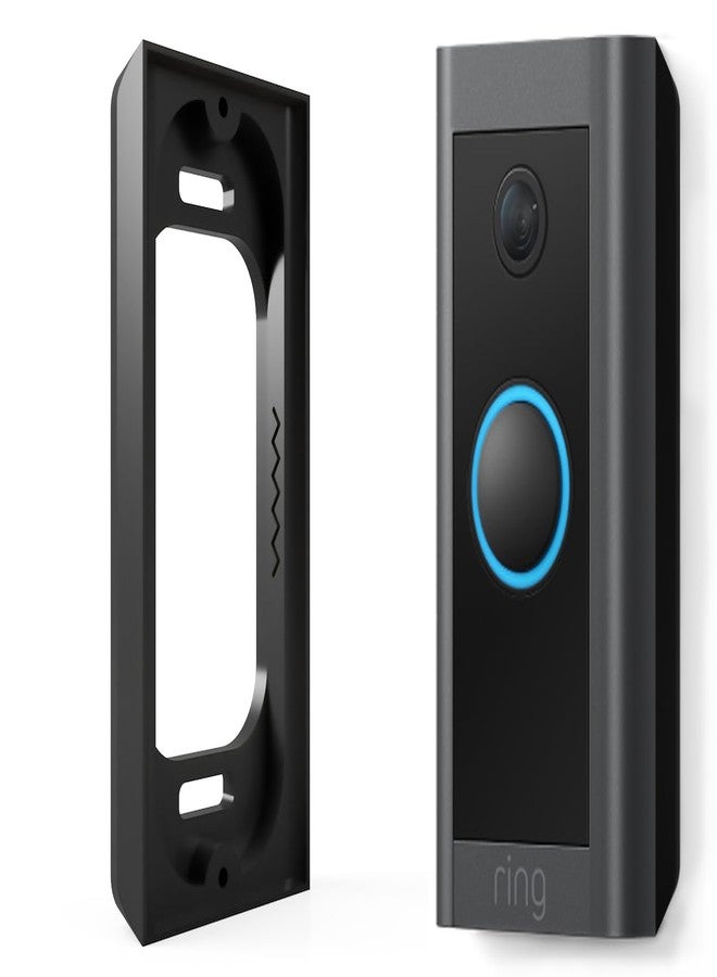 Hidden River Lab 0.5” Spacer for Ring Video Doorbell Wired (Model 5AT3T5) - Premium Ring doorbell Mount - Black - Image 1