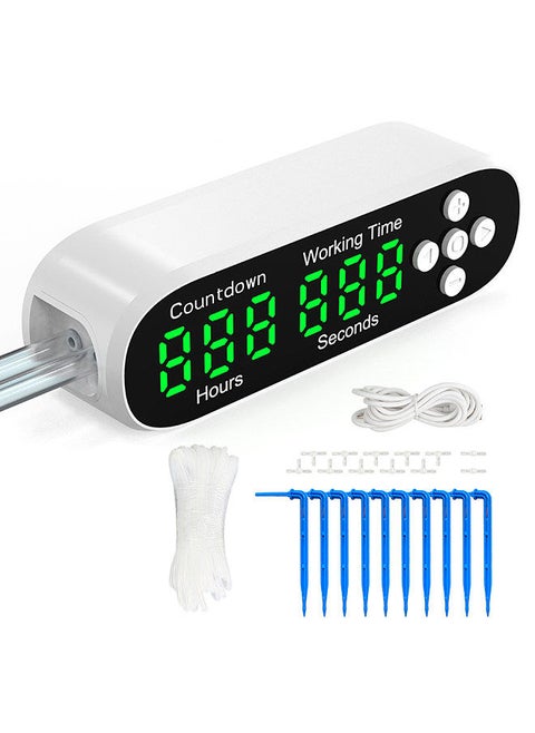 Automatic Watering System for Potted Plants Drip Irrigation Kit Plant Self Watering With Countdown Timer And Led Display 5V USB Power Programmable Indoor System