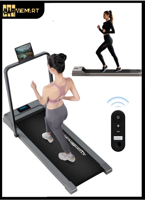 WEMART Walking Pad,treadmill 1.75HP 3 in 1 Folding Treadmill for Home Office，Under Desk Treadmill can hold up to 100 kg speed 1-6km/h