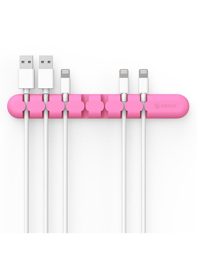 أوريكو صندوق تخزين 7 قطع شحن، ملحقات سطح المكتب، ملحقات مكتب الكمبيوتر، ومنظم الأسلاك، تستخدم لحاملات الكابلات، يمكن تنظيف الأسلاك الفوضوية في المنازل، السيارات، والمكاتب (1-2-3-5-7 فتحات)، الأزرق - Image 4