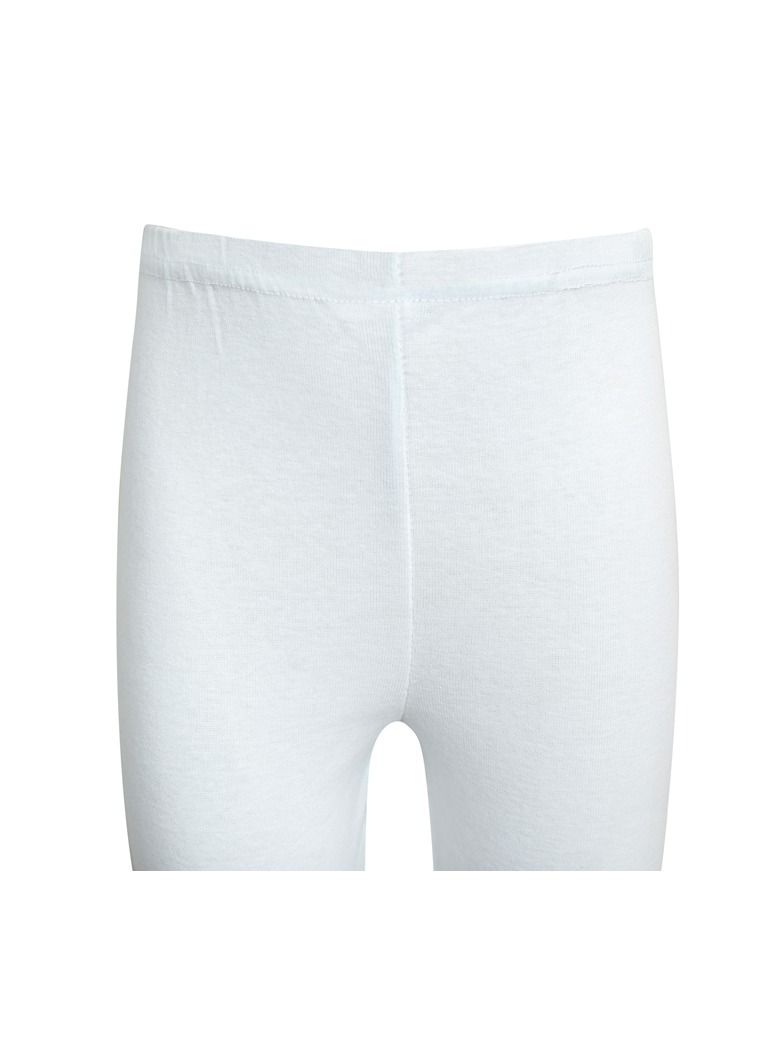 City Rose 3- Pieces Full Length Pants Inner Girls Leggings With Elasticised Waistband White - Image 3