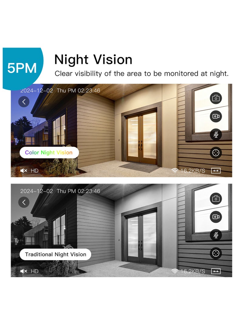 VIVP - 5MP Smart Light Bulb Camera, Includes 64GB SD Card, Global Management Platform IVY IoT, Night Vision, 2-Way Audio, AI Smart Algorithms, 360° Rotation, Cloud Storage, Live Streaming and Recording, APP Control, Multi-User Sharing - Image 1