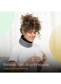 BraceUP Neck Brace for Neck Pain and Support for Women Man – Soft Cervical Collar for Pain Relief, Sleeping, Posture, and Straightener  - Image 2