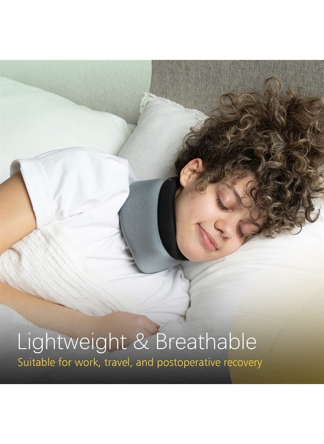 BraceUP Neck Brace for Neck Pain and Support for Women Man – Soft Cervical Collar for Pain Relief, Sleeping, Posture, and Straightener  - Image 4