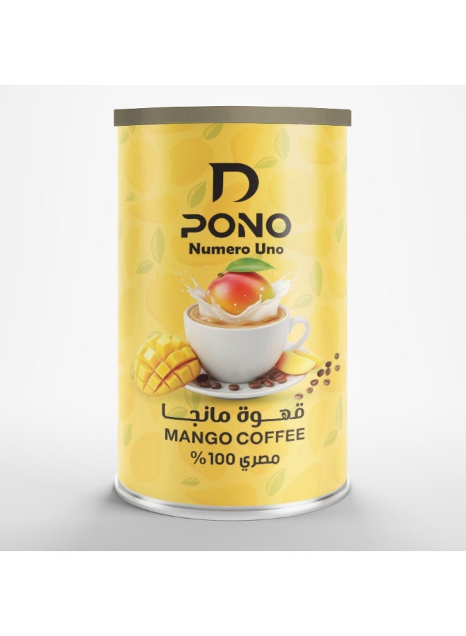 D PONO Golden Mango Latte – Golden mango coffee with luxurious creamy flavors that choose you for the natural paradise – 125g paste - Image 1