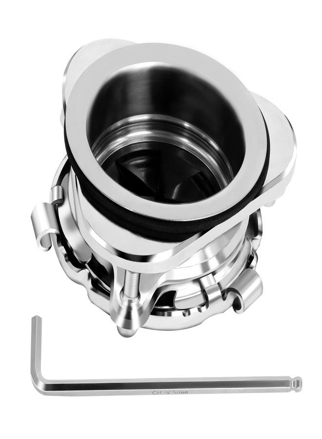 Ketofa Garbage Disposal Flange Kit, Stainless Steel Sink Garbage Disposal 3 Bolts Mounting 3 1/2 Sink Drain Hole, Kitchen Sink Flange Kit for Garbage Disposal With Mounting Wrench - Image 1