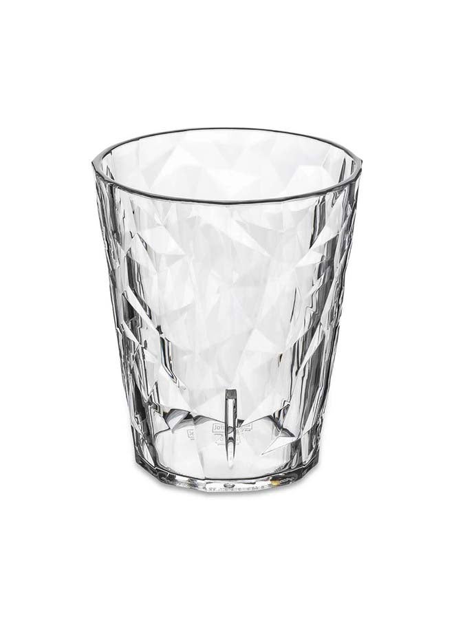 Koziol Water Glass Universal Transparent Club No 1 300ml, Polycarbonate