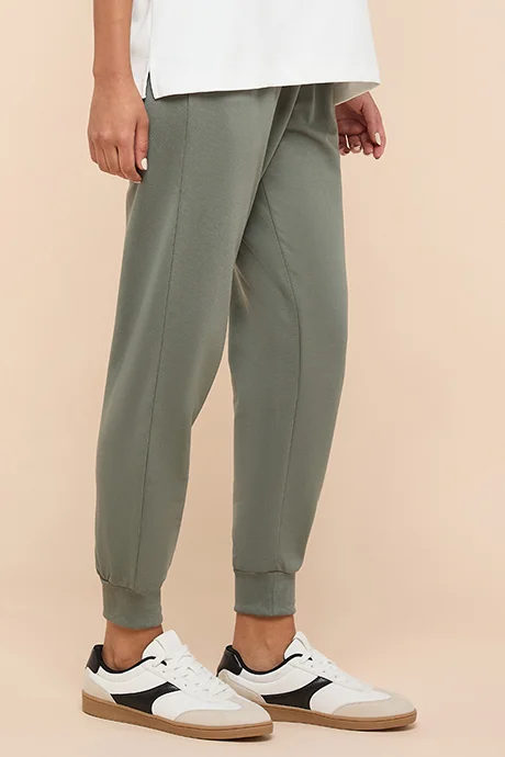 أر أند بي Solid Joggers with Drawstring Waist