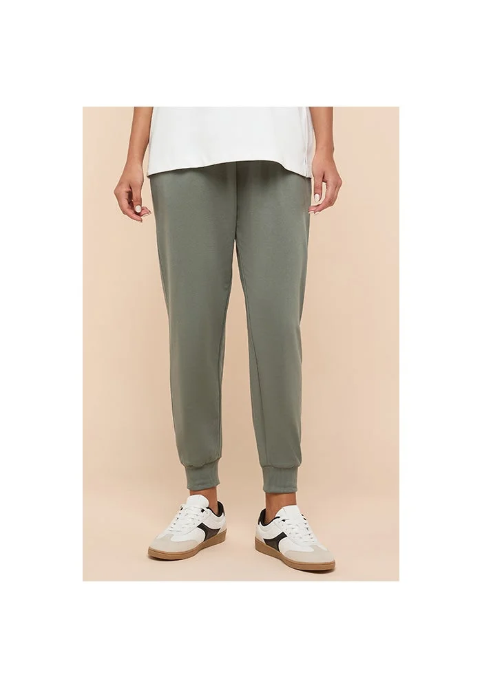 R&b Solid Joggers with Drawstring Waist