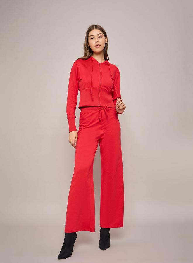 ساسافراس جاكيت ساسافراس قصير بغطاء رأس وسحاب أمامي من تيري - Image 2