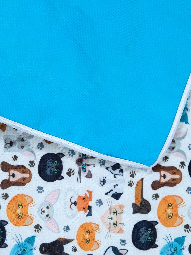 AAZEEM حصيرة خفيفة الوزن للكلاب والقطط والحيوانات الأليفة (مقاس - م) ، متعددة الألوان - Image 5