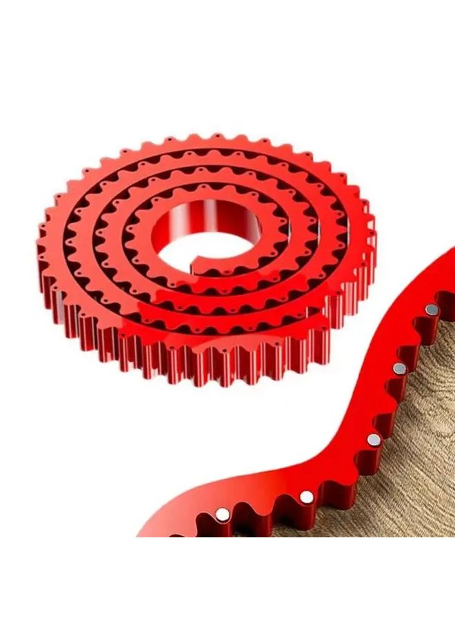 39 37 Inch Woodworking Gear Driven Profiling Strip Flexible High Resilience Curve Template 1M 3 3ft Durable Plastic No Electricity Needed - Image 1
