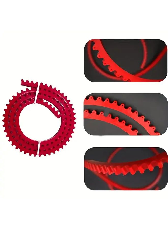 39 37 Inch Woodworking Gear Driven Profiling Strip Flexible High Resilience Curve Template 1M 3 3ft Durable Plastic No Electricity Needed - Image 2