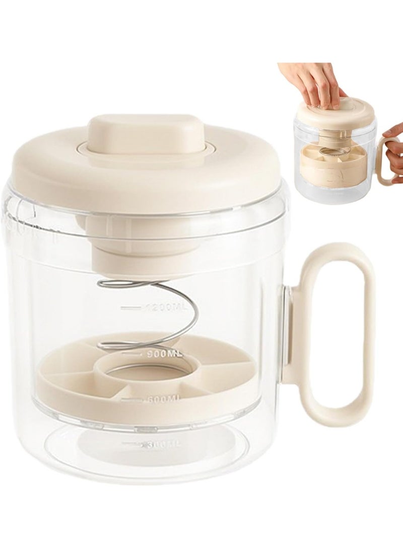 كيلا مصفاة زبادي بمقبض لصنع الزبادي اليوناني، مصفاة مطبخ قابلة لإعادة الاستخدام لفصل مصل اللبن، وتصفية الحليب، وإعداد الوجبات، والوجبات الخفيفة الصحية، رائعة للإفطار والطهي - Image 3