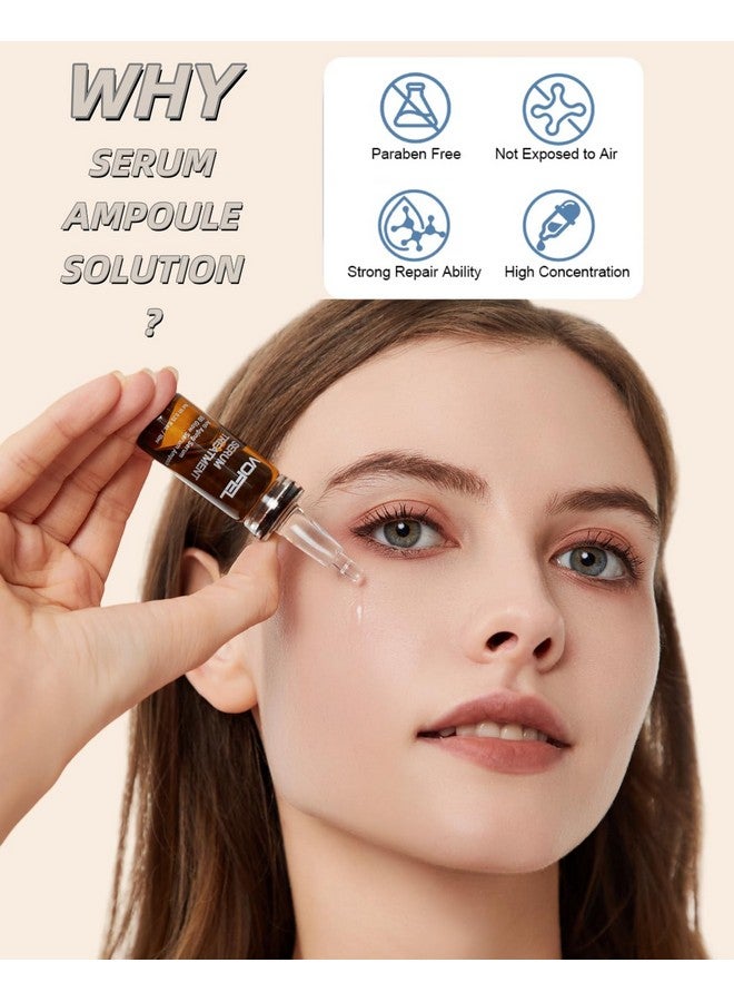 VOFEL VOFEL Anti Aging Serum with Hyaluronic Acid for Microneedling Serum BB Glow Starter Kit Serum Ampoules for Face 0.35 oz 4 Vials - Image 5