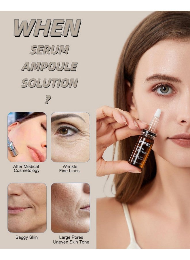 VOFEL VOFEL Anti Aging Serum with Hyaluronic Acid for Microneedling Serum BB Glow Starter Kit Serum Ampoules for Face 0.35 oz 4 Vials - Image 2