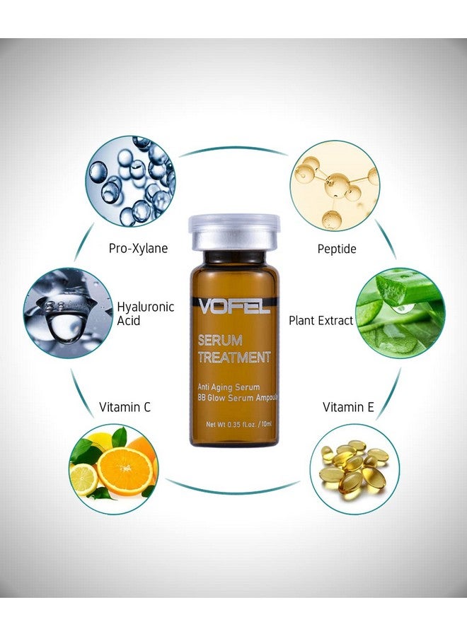 VOFEL VOFEL Anti Aging Serum with Hyaluronic Acid for Microneedling Serum BB Glow Starter Kit Serum Ampoules for Face 0.35 oz 4 Vials - Image 4