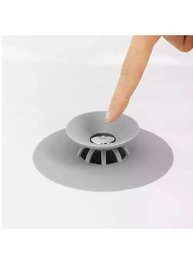 سدادة حوض أو بانيو مصنوعة من السيليكون ١ قطعة  - Image 4