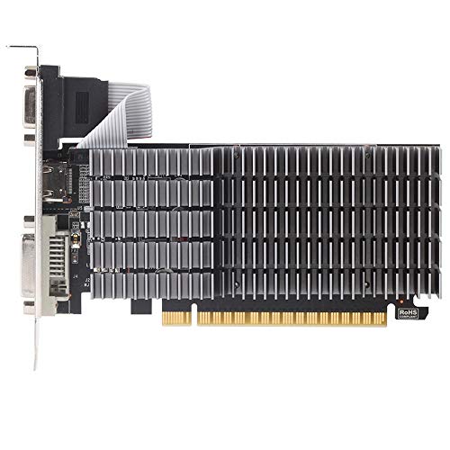 maxsun GEFORCE GT 710 2GB Low Profile Ready Small Form Factor Video Graphics Card GPU Support DirectX12 OpenGL4.5, Low Consumption, VGA, DVI-D, HDMI, HDCP, Fanless Cooling - Image 2