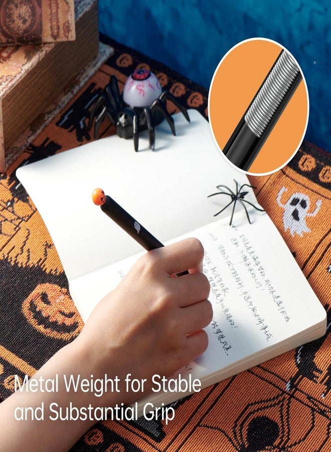 Kaco POPUP Gel Pens 3 Pieces for Halloween 0.5mm Cute Stationery Journaling Note Taking Quick Drying Aesthetic Pens, Black Ink - Image 5