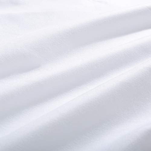 EVOLIVE Ultra Soft Microfiber Body Pillow Cover/Pillowcases 21"x54" with Hidden Zipper Closure (21"x54" Body Pillow Cover, White) - Image 5