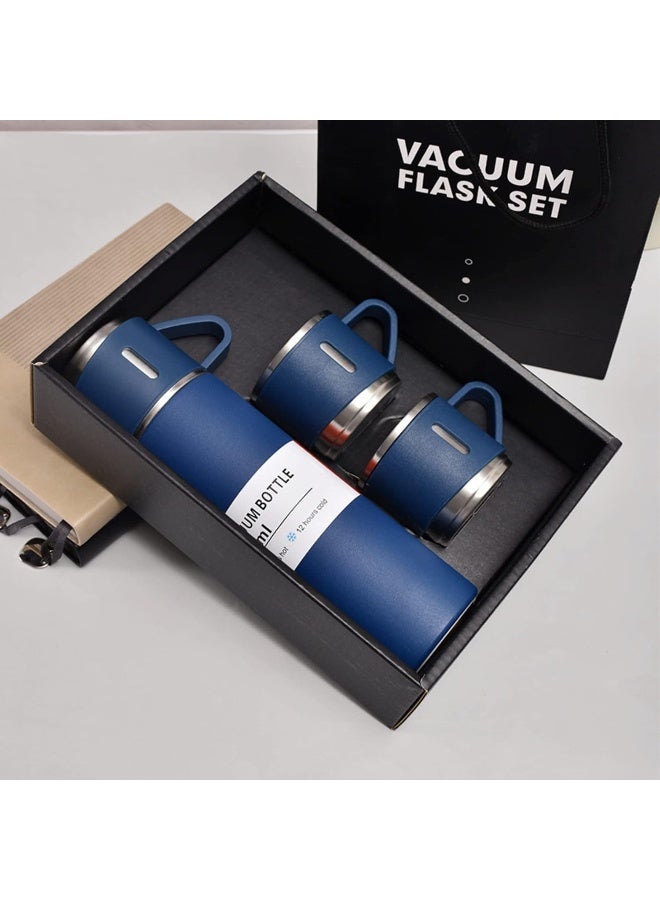 WeiKang Vacuum Insulated Flask 500ml/17.6oz Stainless Steel Thermo Bottle with Cup for Coffee Water Hot and Cold Drink Flasks - Image 2