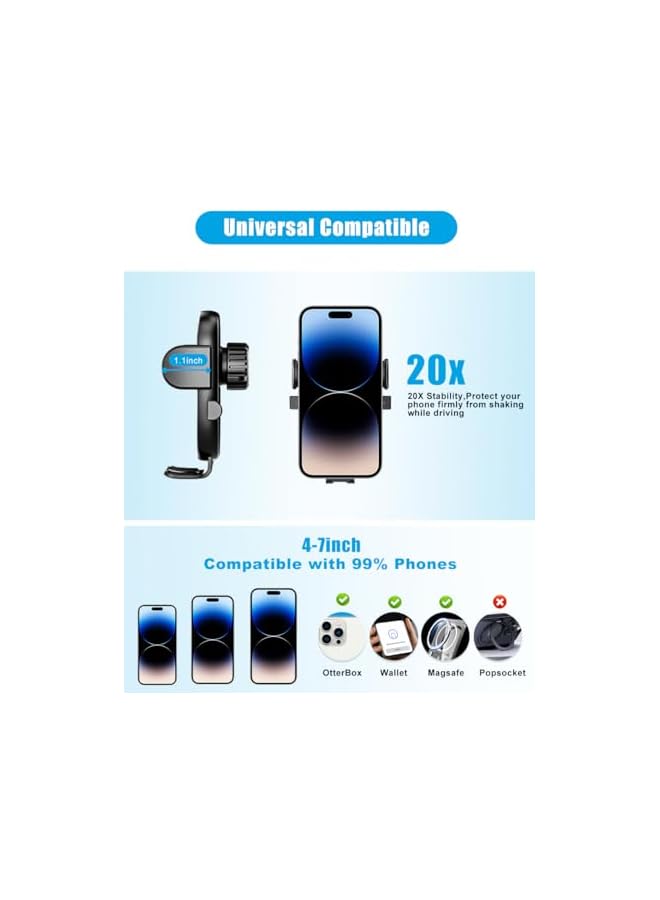 S-TOP Car Phone Holder for Toyota RAV4 Accessories 2019 2020 2021 2022 2023 2024 2025 Cell Phone Mount for RAV4 LE/SE/XLE/XLE Premium/Adventure(with 7/8-inch Screen only) - Image 4