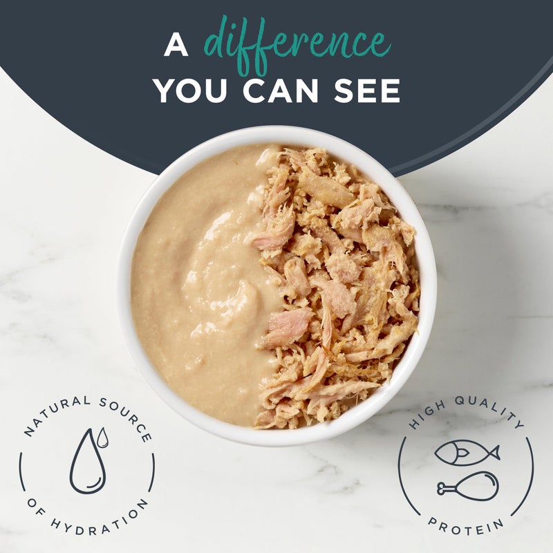 Reveal Natural Wet Senior Cat Food Flakes, Limited Ingredient, Grain-Free with High Protein with No Artificial Additives, Tuna Fillet Flakes in Mousse (8 x 2.47 oz Cans) - Image 2