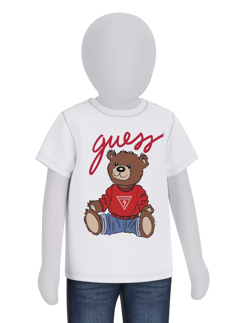 GUESS Kids Graphic Crew neck T-Shirt