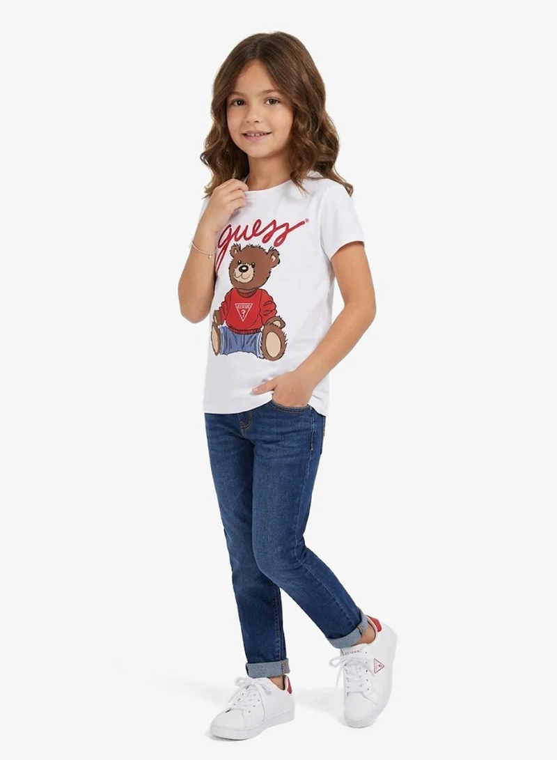 GUESS Kids Graphic Crew neck T-Shirt