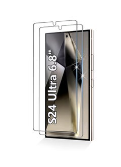 X-level Samsung Galaxy S24 Ultra Screen Protector 2Pack HD Clear Protective for S24 Ultra 6.8" Easy Installation, Military Grade Protection, Case Friendly Clear Fingerprint Unlock  - Image 1